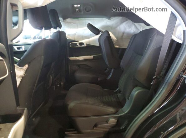 1FMSK8DHXMGB20494 2021 FORD EXPLORER Black უკანა სალონის ხედი