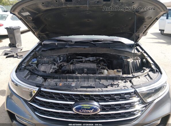 1FMSK8DHXMGB32189 2021 FORD EXPLORER Gray Widok z tyłu