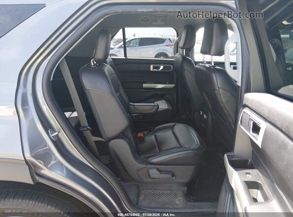 1FMSK8DHXMGB32189 2021 FORD EXPLORER Gray Widok naklejki z numerem VIN