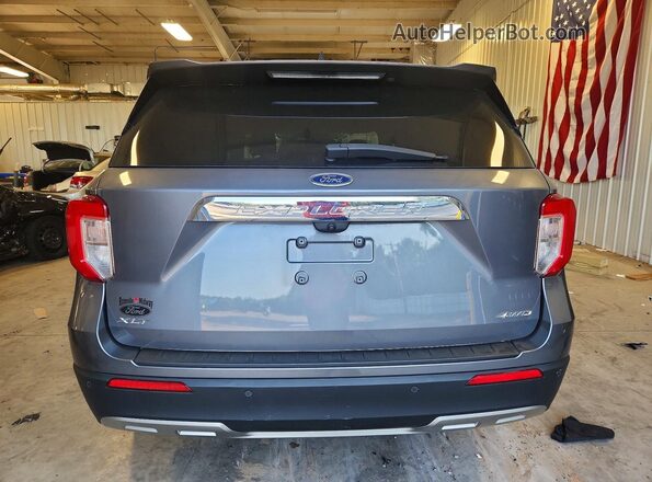 1FMSK8DHXMGB78086 2021 FORD EXPLORER Gray უკანა ხედი