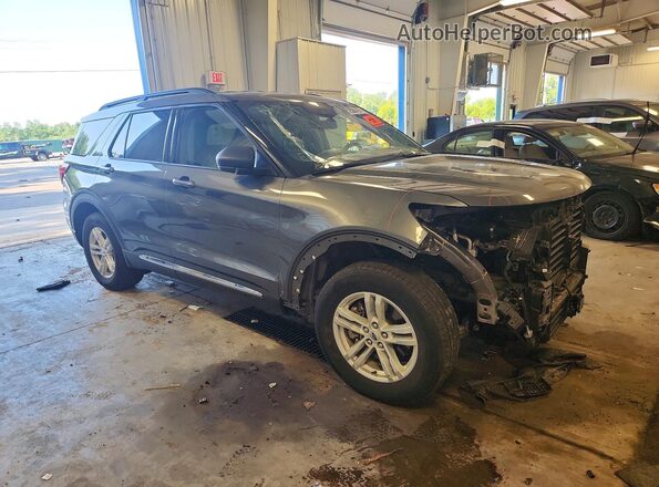 1FMSK8DHXMGB78086 2021 FORD EXPLORER Gray წინა მარჯვენა