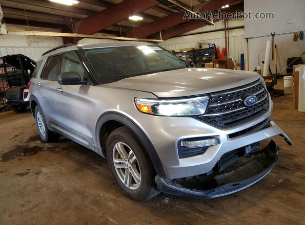 1FMSK8DHXMGB88245 2021 FORD EXPLORER Silver Передня права чверть