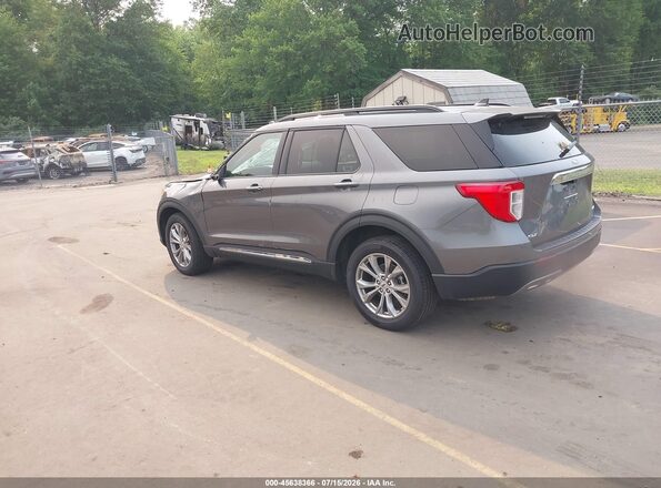 1FMSK8DHXNGC17017 2022 FORD EXPLORER Gray Trasero izquierdo