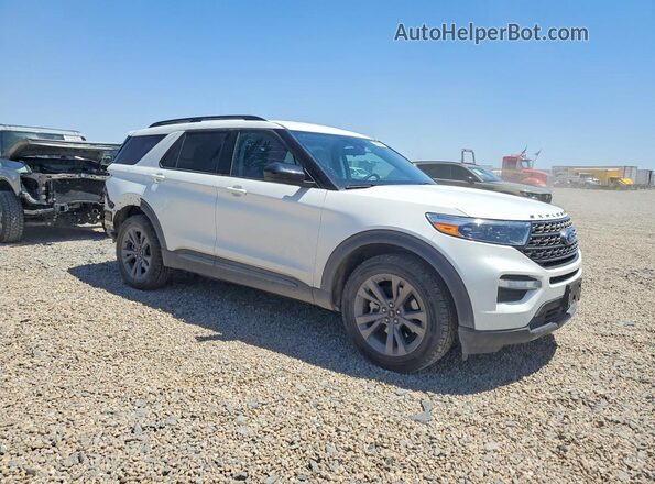 1FMSK8DHXPGA65436 2023 FORD EXPLORER White Передня права чверть