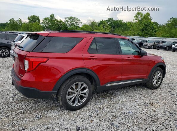 1FMSK8DHXRGA16448 2024 FORD EXPLORER Red Rear right
