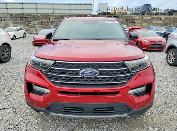 1FMSK8DHXRGA16448 2024 FORD EXPLORER Red Front view