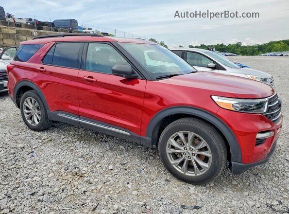 1FMSK8DHXRGA16448 2024 FORD EXPLORER Red Front right