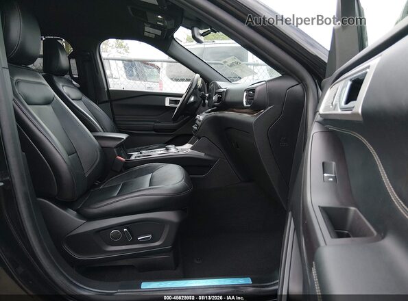 1FMSK8FH0LGA12560 2020 FORD EXPLORER Black Front interior view