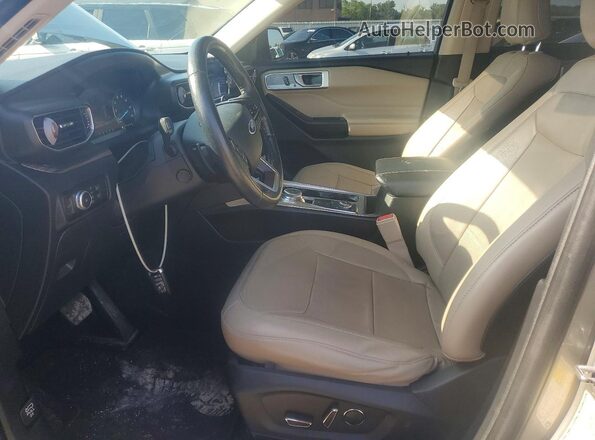 1FMSK8FH0LGB42791 2020 FORD EXPLORER Серый Вид салона спереди