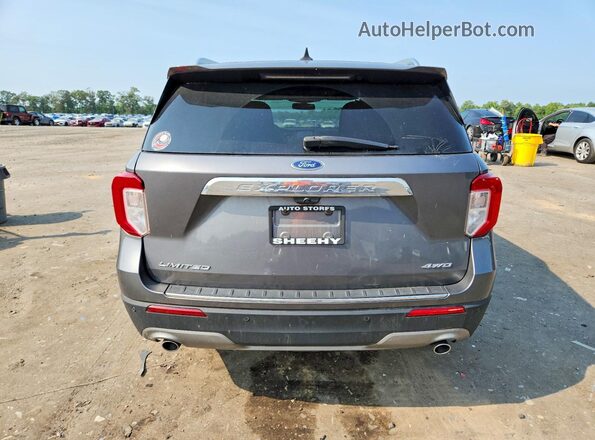 1FMSK8FH0MGB03538 2021 FORD EXPLORER Gray Vista trasera