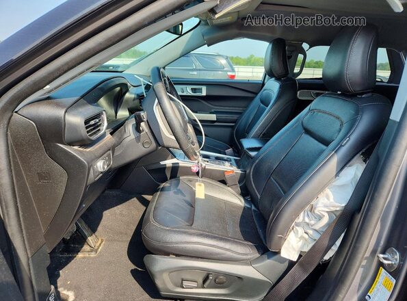 1FMSK8FH0MGB03538 2021 FORD EXPLORER Gray Vista interior delantera