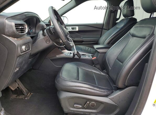 1FMSK8FH1LGA08548 2020 FORD EXPLORER White წინა სალონის ხედი