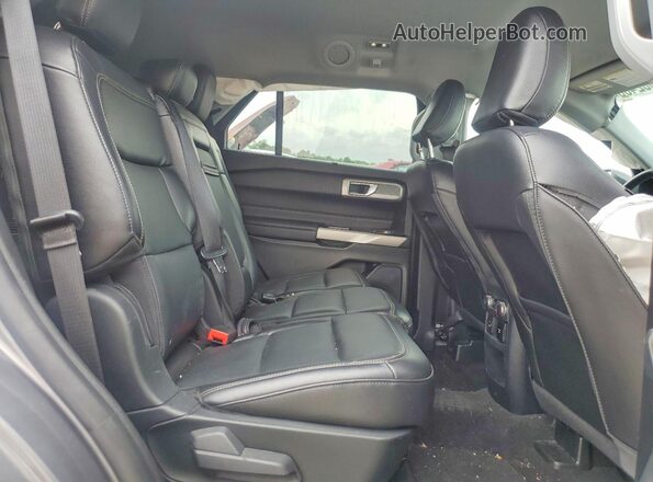 1FMSK8FH1MGC00120 2021 FORD EXPLORER Charcoal Rear interior view