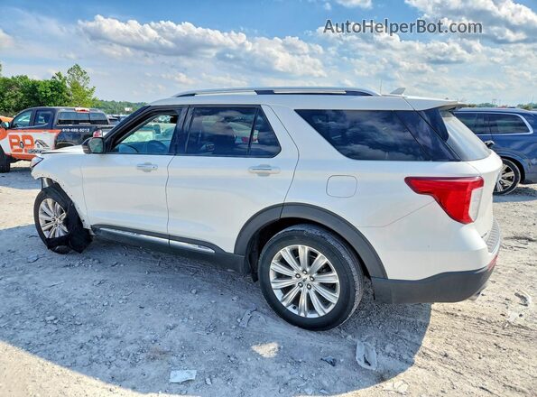 1FMSK8FH1MGC26524 2021 FORD EXPLORER White Հետևի ձախ