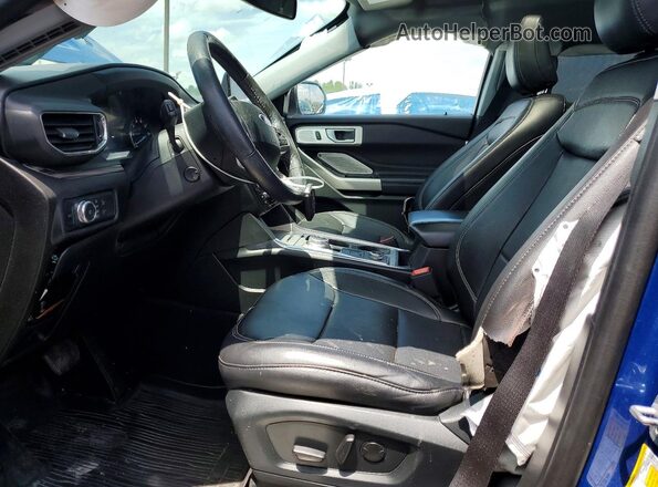 1FMSK8FH1NGC11183 2022 FORD EXPLORER Blue Vista interior delantera
