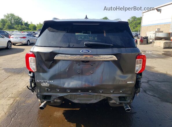 1FMSK8FH2LGA45933 2020 FORD EXPLORER Charcoal Rear view