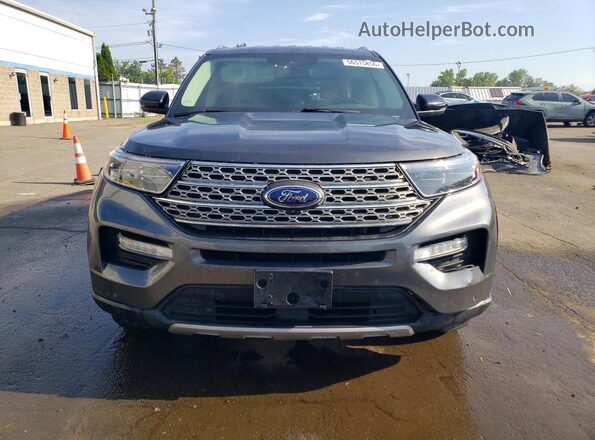 1FMSK8FH2LGA45933 2020 FORD EXPLORER Charcoal Front view