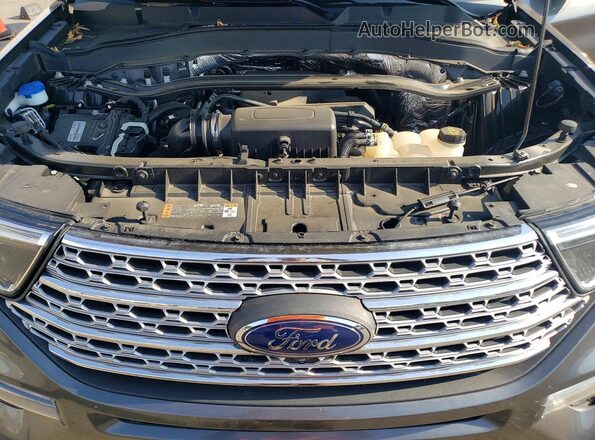1FMSK8FH2LGA45933 2020 FORD EXPLORER Charcoal Engine compartment view