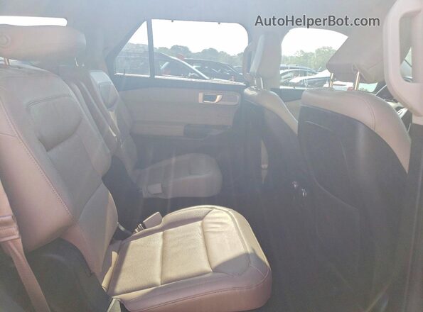 1FMSK8FH2LGA45933 2020 FORD EXPLORER Charcoal Rear interior view