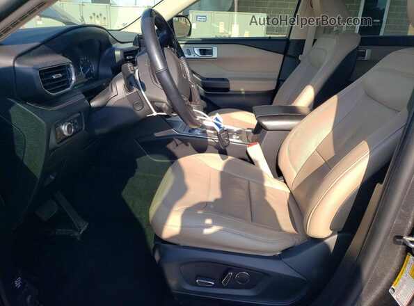 1FMSK8FH2LGA45933 2020 FORD EXPLORER Charcoal Front interior view