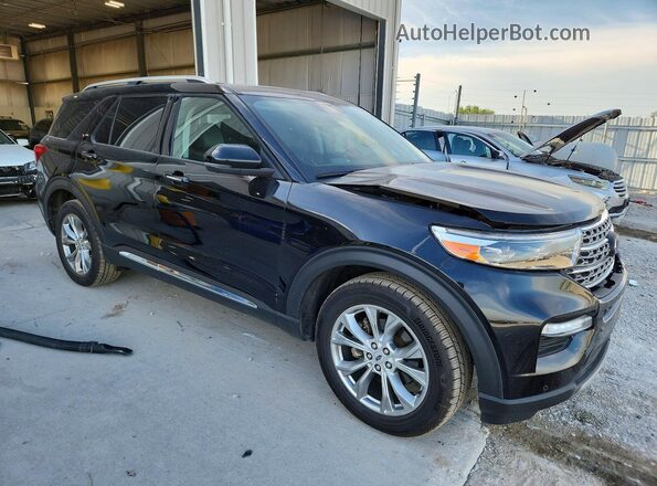 1FMSK8FH2MGA23948 2021 FORD EXPLORER Black Przód prawy