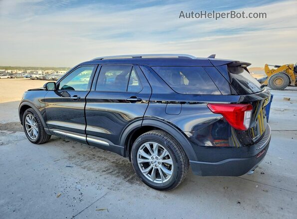 1FMSK8FH2MGA23948 2021 FORD EXPLORER Black Tył lewy