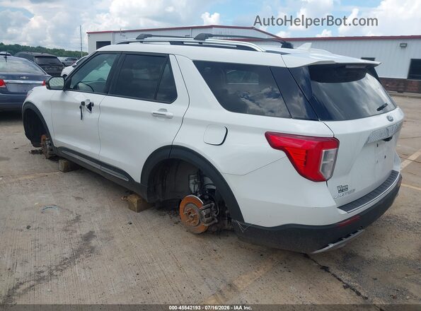 1FMSK8FH2MGC28797 2021 FORD EXPLORER White უკანა მარცხენა