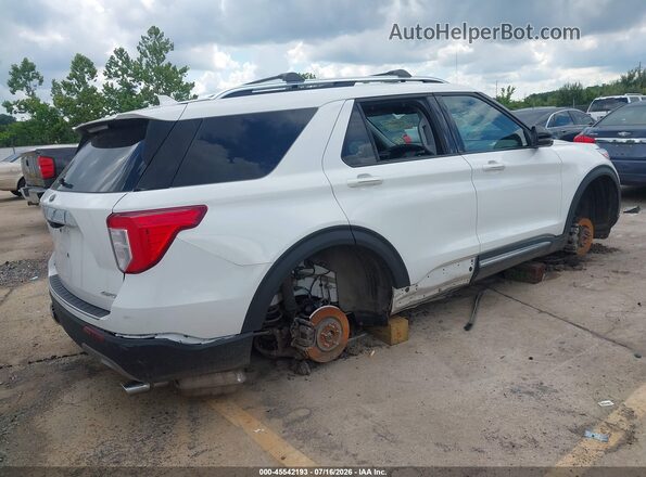 1FMSK8FH2MGC28797 2021 FORD EXPLORER White უკანა მარჯვენა