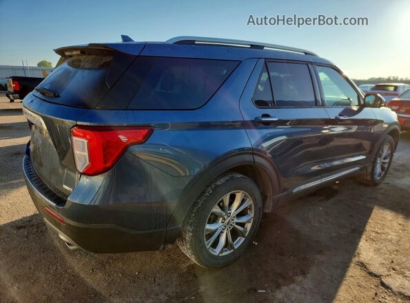 1FMSK8FH3LGC03597 2020 FORD EXPLORER Blue Tył prawy