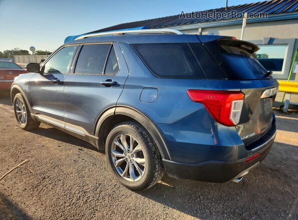 1FMSK8FH3LGC03597 2020 FORD EXPLORER Blue Tył lewy