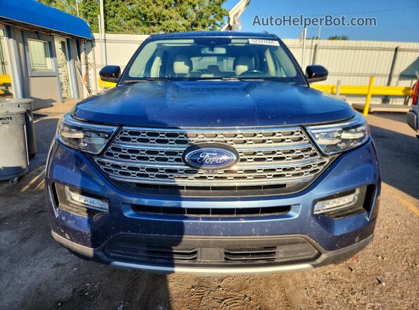 1FMSK8FH3LGC03597 2020 FORD EXPLORER Blue Widok z przodu