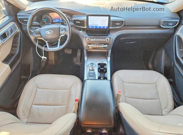 1FMSK8FH3LGC03597 2020 FORD EXPLORER Blue Widok deski rozdzielczej