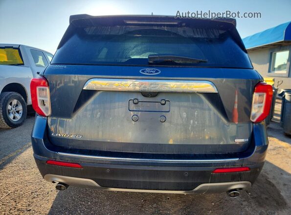 1FMSK8FH3LGC03597 2020 FORD EXPLORER Blue Widok z tyłu