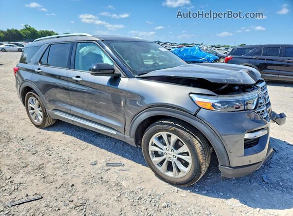 1FMSK8FH3LGC04331 2020 FORD EXPLORER Gray Przód prawy