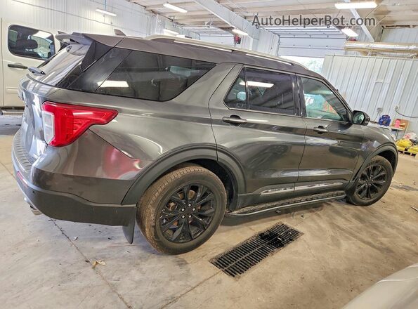 1FMSK8FH3LGC91115 2020 FORD EXPLORER Charcoal Tył prawy