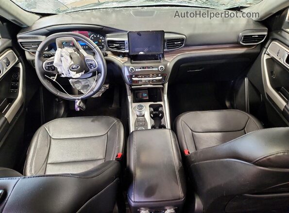 1FMSK8FH3LGC91115 2020 FORD EXPLORER Charcoal Widok deski rozdzielczej