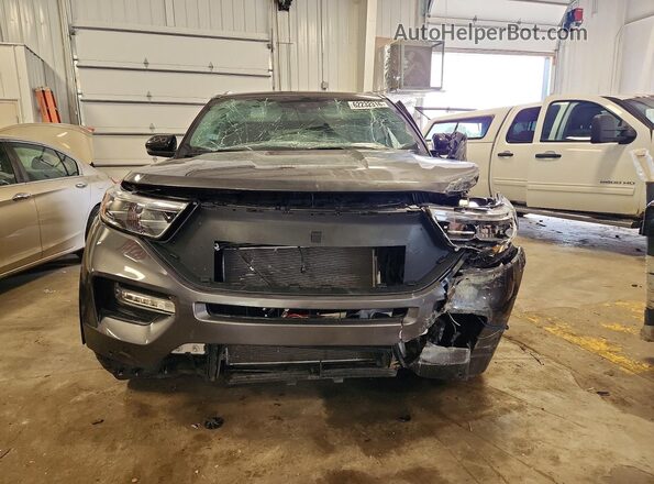 1FMSK8FH3LGC91115 2020 FORD EXPLORER Charcoal Widok z przodu