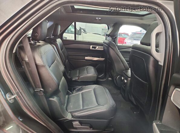 1FMSK8FH3LGC91115 2020 FORD EXPLORER Charcoal Widok wnętrza z tyłu