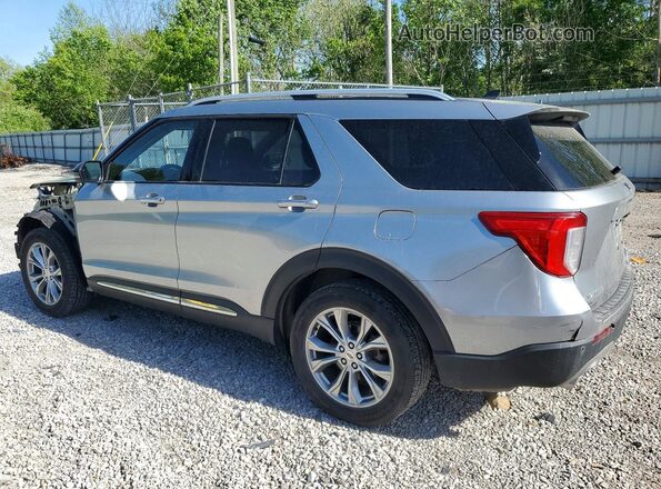 1FMSK8FH3MGA85374 2021 FORD EXPLORER Серебряный Задняя левая четверть
