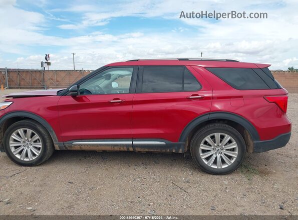 1FMSK8FH4LGA70235 2020 FORD EXPLORER Красный Панорамный вид салона 360°
