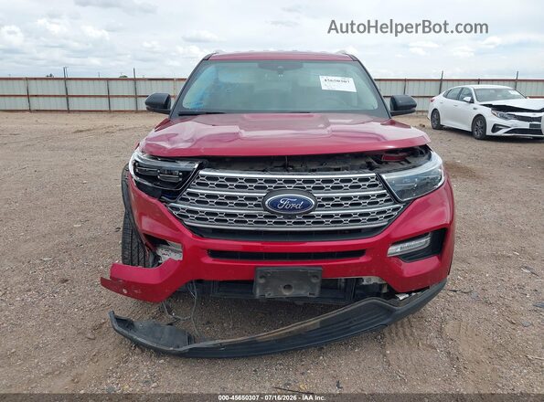 1FMSK8FH4LGA70235 2020 FORD EXPLORER Красный Вид щитка приборов
