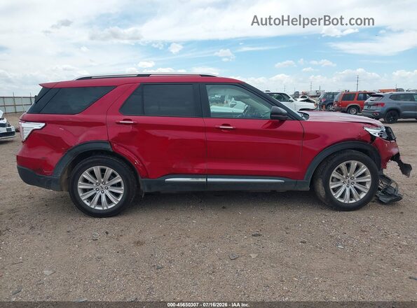 1FMSK8FH4LGA70235 2020 FORD EXPLORER Красный Вид задней части салона