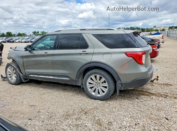 1FMSK8FH4LGB81030 2020 FORD EXPLORER Green Задня ліва чверть