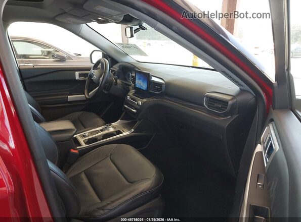 1FMSK8FH4LGD06866 2020 FORD EXPLORER Красный Вид салона спереди