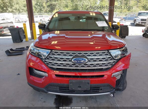 1FMSK8FH4LGD06866 2020 FORD EXPLORER Красный Вид щитка приборов