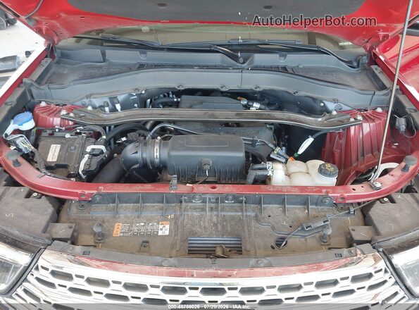 1FMSK8FH4LGD06866 2020 FORD EXPLORER Красный Вид сзади