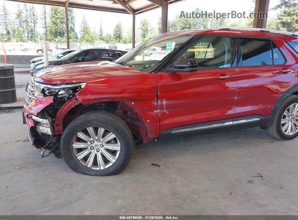 1FMSK8FH4LGD06866 2020 FORD EXPLORER Красный Вид спереди