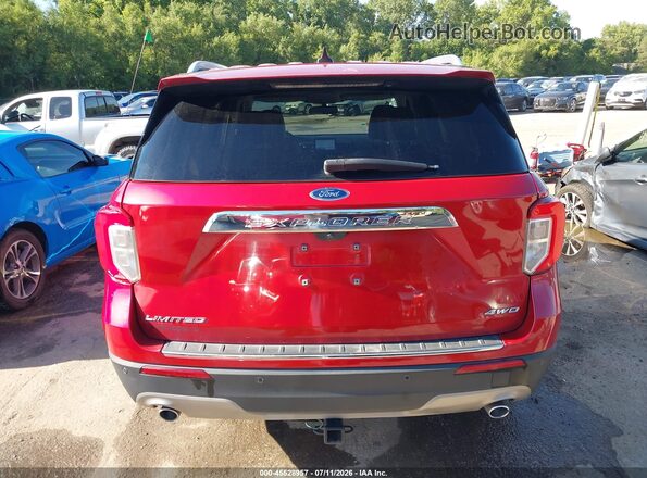 1FMSK8FH4MGB07303 2021 FORD EXPLORER Красный 