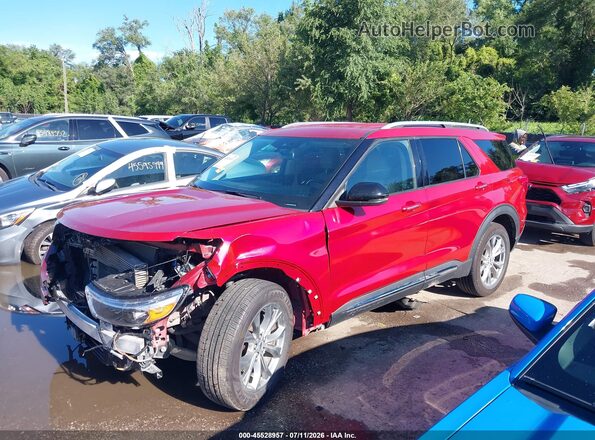 1FMSK8FH4MGB07303 2021 FORD EXPLORER Красный 
