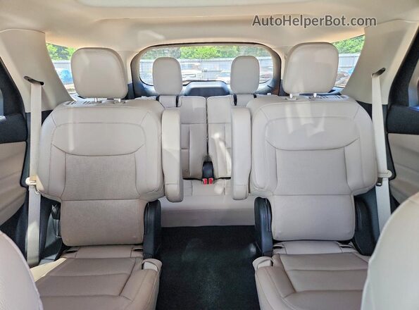 1FMSK8FH4PGC39630 2023 FORD EXPLORER White Rear seats view